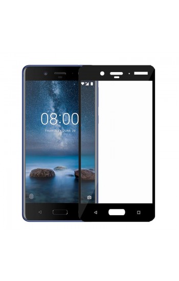 Bufalo Nokia 8 Kavisli 3D Cam Ekran Koruyucu Siyah&hellip;
