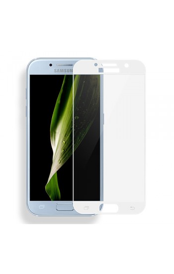 Bufalo Samsung A3 2017 (A320) Kavisli 4D Cam Ekran Koruyucu Beyaz&hellip;