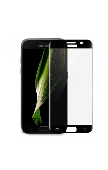 Bufalo Samsung A7 2017 (A720) Kavisli 4D Cam Ekran Koruyucu Siyah&hellip;