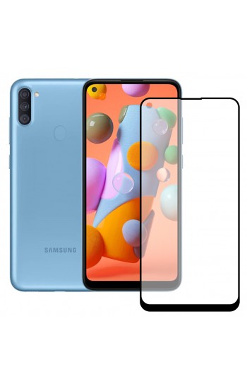 Bufalo Samsung Galaxy A11 / M11 Ekran Koruyucu Seramik Mat Nano 9D Tam Kaplama Siyah