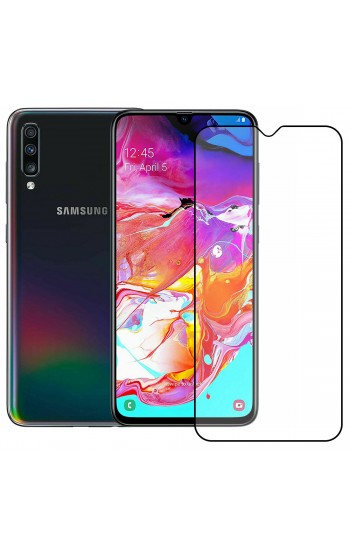 Bufalo Samsung Galaxy A70 Ekran Koruyucu Seramik Mat Nano 9D Tam Kaplama Siyah