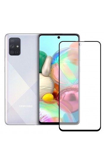 Bufalo Samsung Galaxy A71 Ekran Koruyucu Seramik Mat Nano 9D Tam Kaplama Siyah