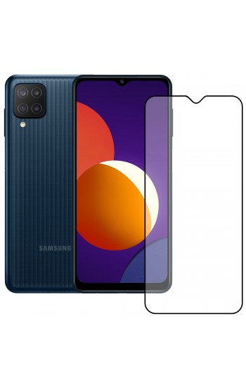 Bufalo Samsung Galaxy M12 Ekran Koruyucu 5D Temperli Cam Siyah&hellip;