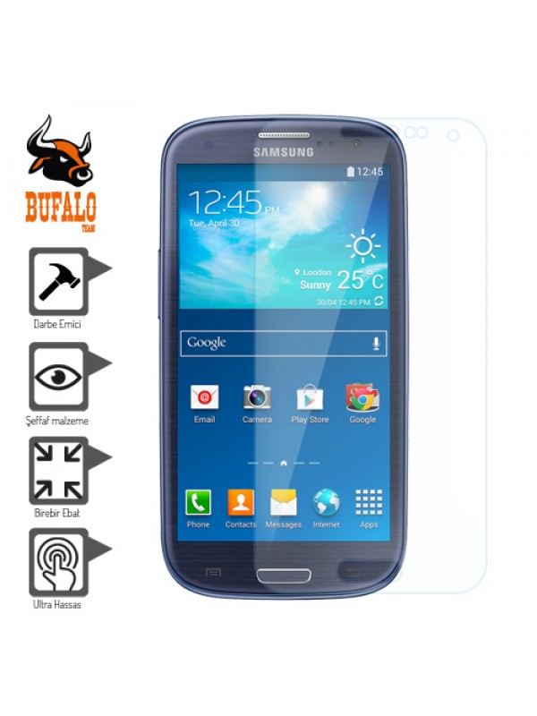 Bufalo Samsung I8190 I8200 Galaxy S3 mini Darbe Emici Ekran Koruyucu… Bufalo Samsung I8190 I8200 Galaxy S3 mini Darbe Emici Ekran Koruyucu…