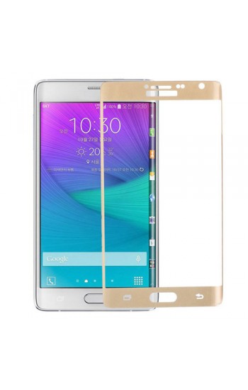 Bufalo Samsung Note EDGE Kavisli 3D Cam Ekran Koruyucu Gold&hellip;