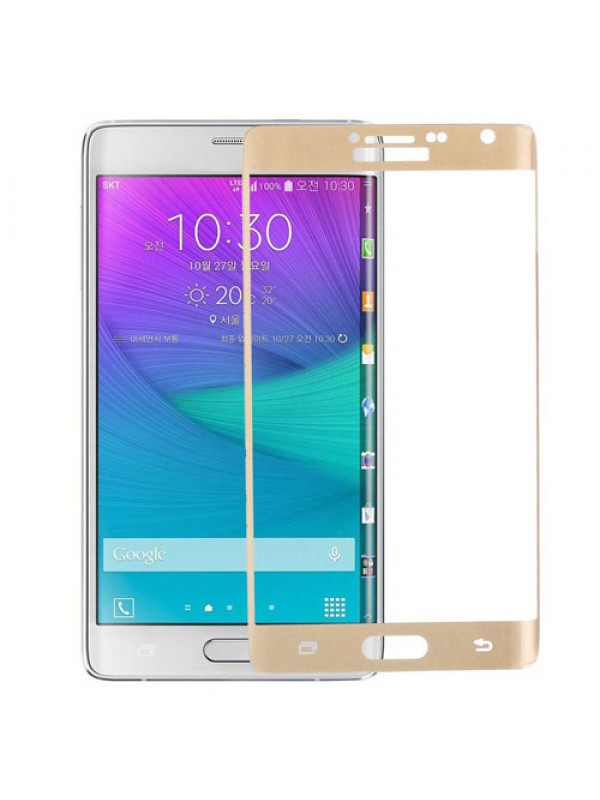 Bufalo Samsung Note EDGE Kavisli 3D Cam Ekran Koruyucu Gold&hellip;
