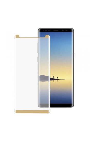 Bufalo Samsung S8 Plus (G955) Kavisli 4D Cam Ekran Koruyucu Gold…