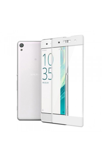 Bufalo Sony Xperia XA - Kavisli 3D Cam Ekran Koruyucu Beyaz…
