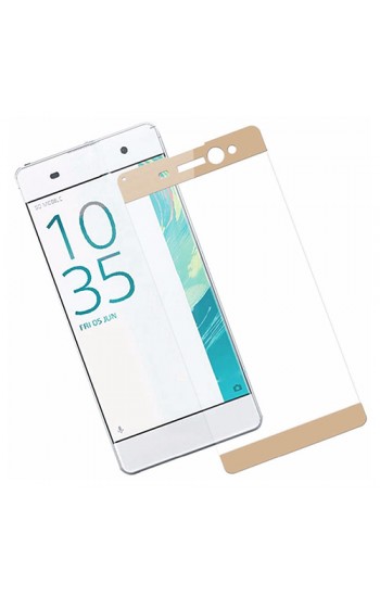 Bufalo Sony Xperia XA Ultra - Kavisli 3D Cam Ekran Koruyucu Gold…