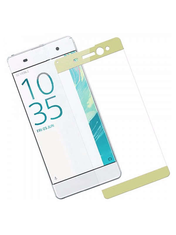 Bufalo Sony Xperia XA Ultra - Kavisli 3D Cam Ekran Koruyucu Yeşil&hellip;