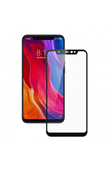 Bufalo Xiaomi Mi 8 Ekran Koruyucu 5D Temperli Cam Siyah&hellip;