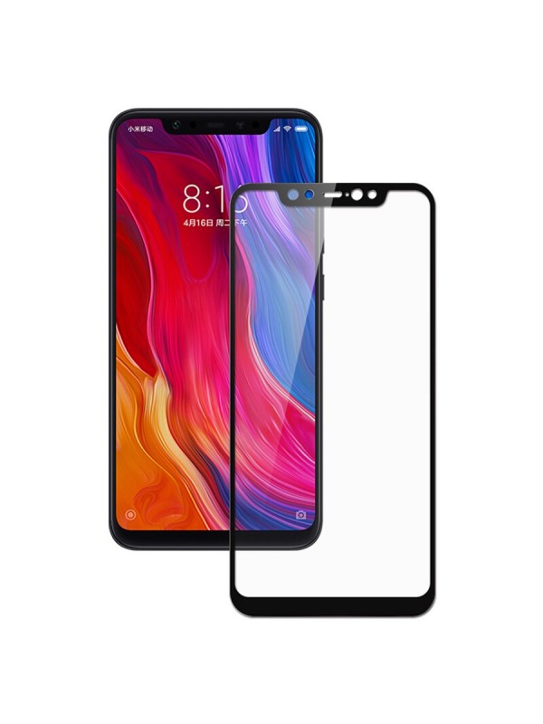 Bufalo Xiaomi Mi 8 Ekran Koruyucu 5D Temperli Cam Siyah&hellip;