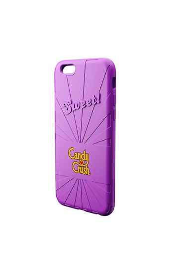 Candy Crush iPhone 6-6S Üzüm Silikon Kılıf (Lisanslı)