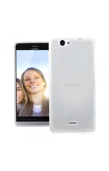 Casper VIA V6X Kılıf Soft Silikon Beyaz Arka Kapak