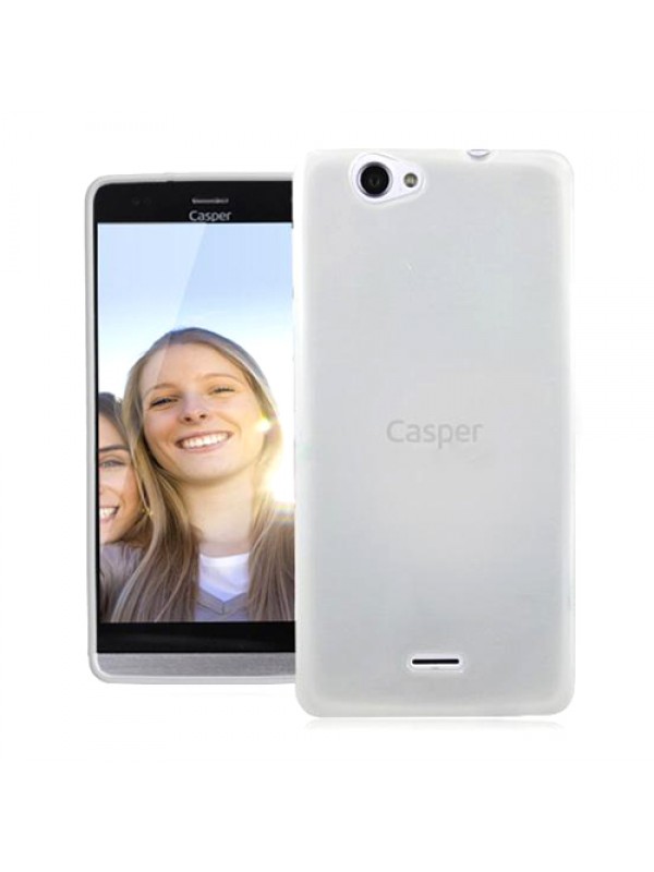 Casper VIA V6X Kılıf Soft Silikon Beyaz Arka Kapak…