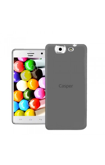 Casper VIA V8C Kılıf Soft Silikon Şeffaf-Siyah Arka Kapak…