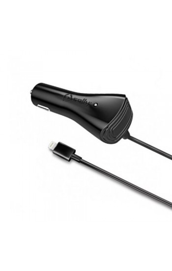 CELLY Micro USB Sabit Kablolu Araç İçi Şarj Aleti 2.1A Siyah&hellip;