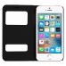 Daphne iPhone 5-5s-SE Deri Gizli Mıknatıslı Pencereli Kılıf