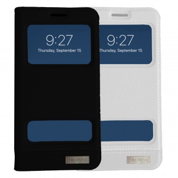Daphne iPhone 6 Plus / 6S Plus Deri Gizli Mıknatıslı Pencereli Kılıf Daphne iPhone 6 Plus / 6S Plus Deri Gizli Mıknatıslı Pencereli Kılıf
