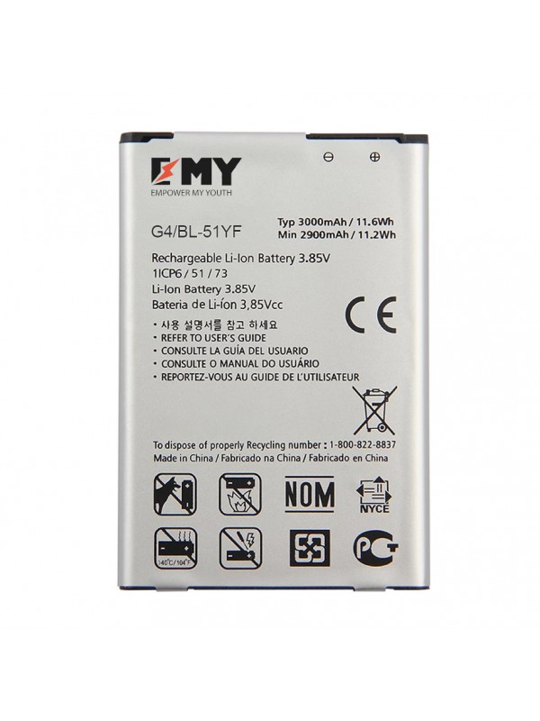 EMY LG G4 / G4 Stylus BL-51YF Batarya 3000 mAh…