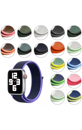 FitCase Apple Watch 38 40 41 mm Uyumlu Spor Loop Dokuma Kordon