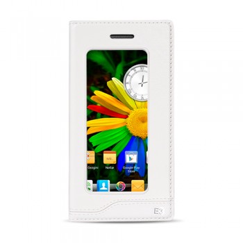 FitCase Dolce GM Discovery E3 Gizli Mıknatıslı Pencereli Kılıf Beyaz FitCase Dolce GM Discovery E3 Gizli Mıknatıslı Pencereli Kılıf Beyaz