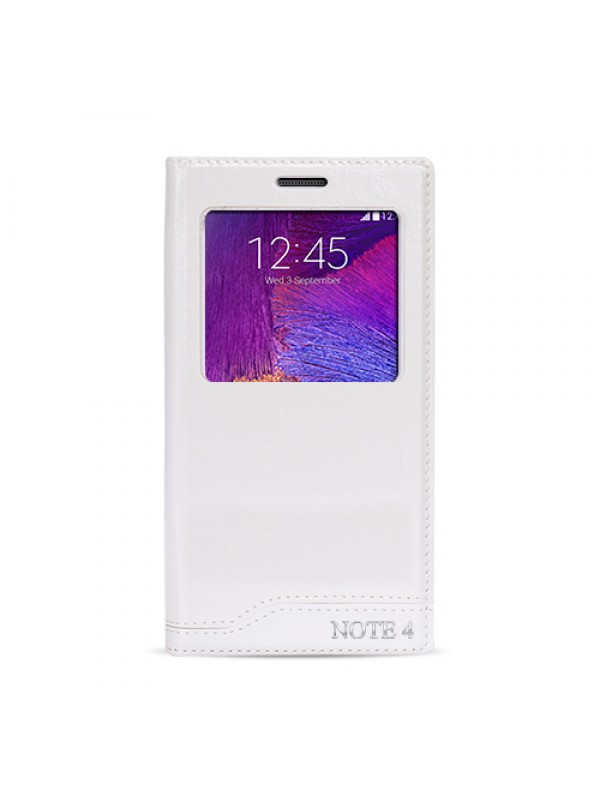 FitCase Dolce Samsung Note 4 (N910) Gizli Mıknatıslı Pencereli Kıl…