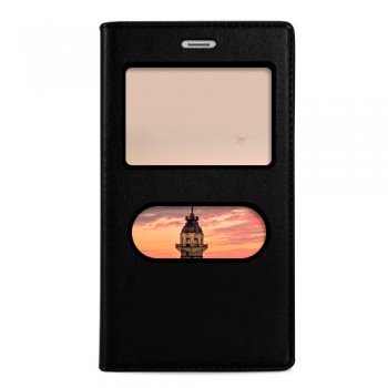 FitCase Dolce Venus V3 5010 Gizli Mıknatıslı Pencereli Kılıf Siyah FitCase Dolce Venus V3 5010 Gizli Mıknatıslı Pencereli Kılıf Siyah