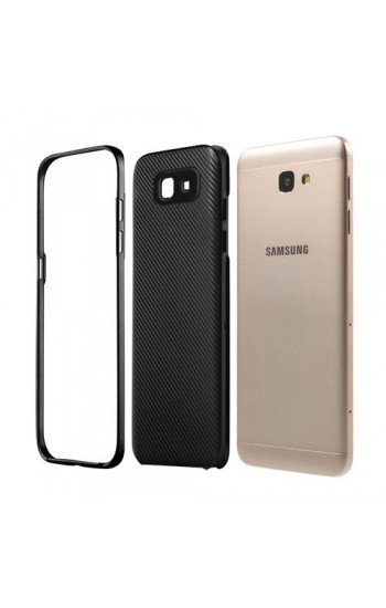 FitCase Galaxy J5 Prime (G570) 2in1 Carbon Desen Arka Kapak Siyah…