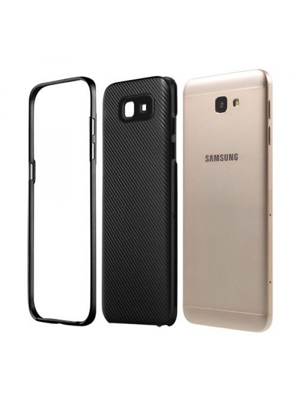 FitCase Galaxy J5 Prime (G570) 2in1 Carbon Desen Arka Kapak Siyah…