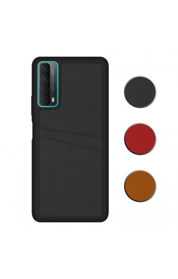 FitCase Huawei P Smart 2021 Kılıf Proda Deri Çift Kartlık Cepli Kapak…