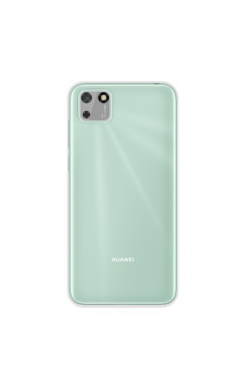 Huawei Y5p Kılıf Kamera Korumalı Silikon Şeffaf Arka Kapak