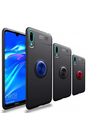 FitCase Huawei Y7 2019 Kılıf Auto Focus Ring Arka Kapak