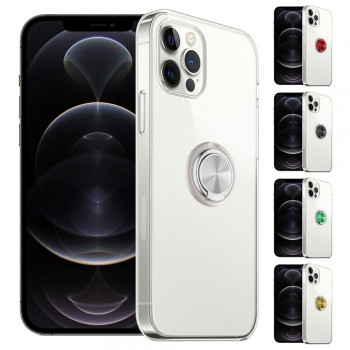 FitCase iPhone 12 / 12 Pro Kılıf Gross Ring Şeffaf Arka Kapak FitCase iPhone 12 / 12 Pro Kılıf Gross Ring Şeffaf Arka Kapak
