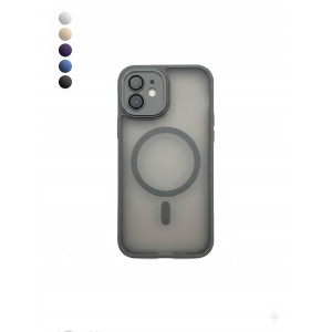 FitCase iPhone 12 Kılıf Soft Mat Magsafe Lensli Kapak