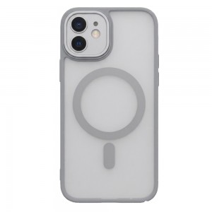 FitCase iPhone 12 Kılıf Soft Mat Magsafe Lensli Kapak