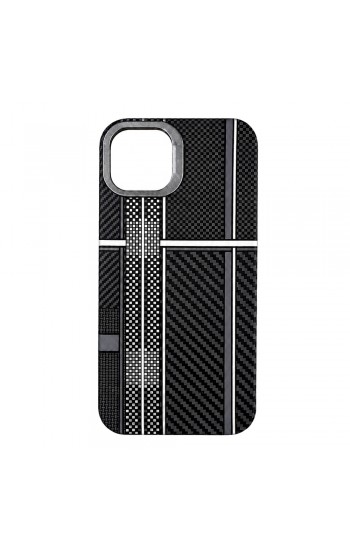 FitCase iPhone 13 / iPhone 14 Kılıf Magsafe Özellikli Titan Karbon Desen Kapak FitCase iPhone 13 / iPhone 14 Kılıf Magsafe Özellikli Titan Karbon Desen Kapak