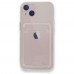 iPhone 13 Kılıf Cardy Şeffaf Kartlık Cepli Kapak