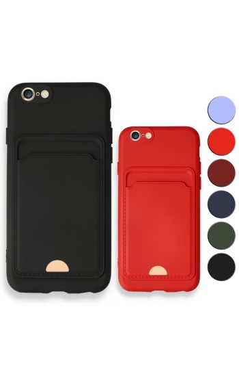 FitCase iPhone 6 / 6S Cardy Soft Delikli Kartlık Cepli Silikon Kapak&hellip;