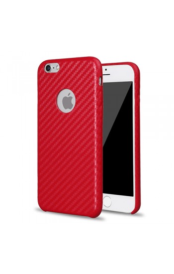 FitCase iPhone 7-8 Carbon Desen Arka Kapak Kırmızı&hellip;