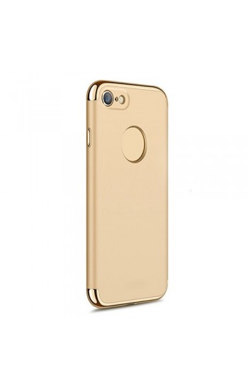 FitCase iPhone 7 / 8 Kılıf Golden Frame Arka Kapak Gold…