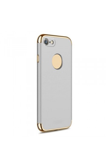 FitCase iPhone 7 / 8 Kılıf Golden Frame Arka Kapak Gri…