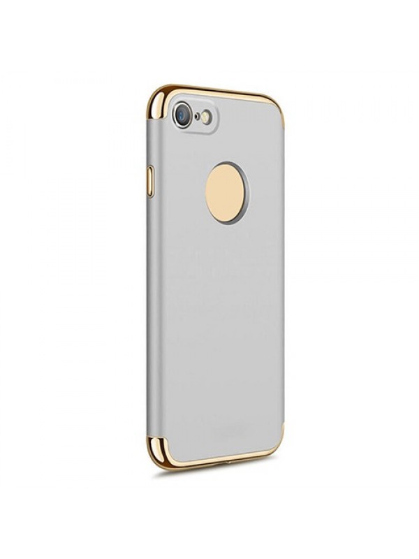 FitCase iPhone 7 / 8 Kılıf Golden Frame Arka Kapak Gri…