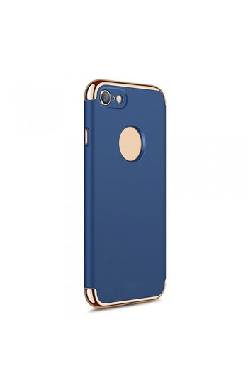 FitCase iPhone 7 / 8 Kılıf Golden Frame Arka Kapak Lacivert…