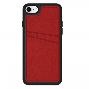 FitCase iPhone 7 / 8 Kılıf Proda Deri Çift Kartlık Cepli Kapak