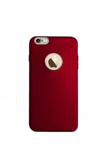 FitCase iPhone 7-8 Metal Kamera Korumalı Silikon Arka Kapak Kırmızı…