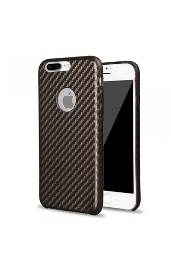 FitCase iPhone 7-8 Plus Carbon Desen Arka Kapak Kahverengi&hellip;