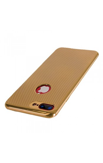 FitCase iPhone 7-8 Plus Elektroliz Carbon Desen Arka Kapak Gold… FitCase iPhone 7-8 Plus Elektroliz Carbon Desen Arka Kapak Gold…