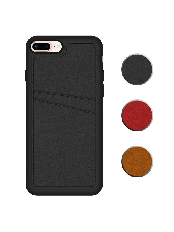FitCase iPhone 7 Plus / 8 Plus Kılıf Proda Deri Çift Kartlık Cepli…