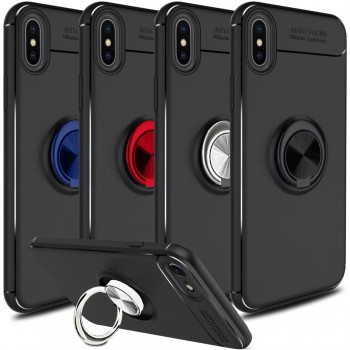 FitCase iPhone X / XS Kılıf Auto Focus Ring Arka Kapak FitCase iPhone X / XS Kılıf Auto Focus Ring Arka Kapak